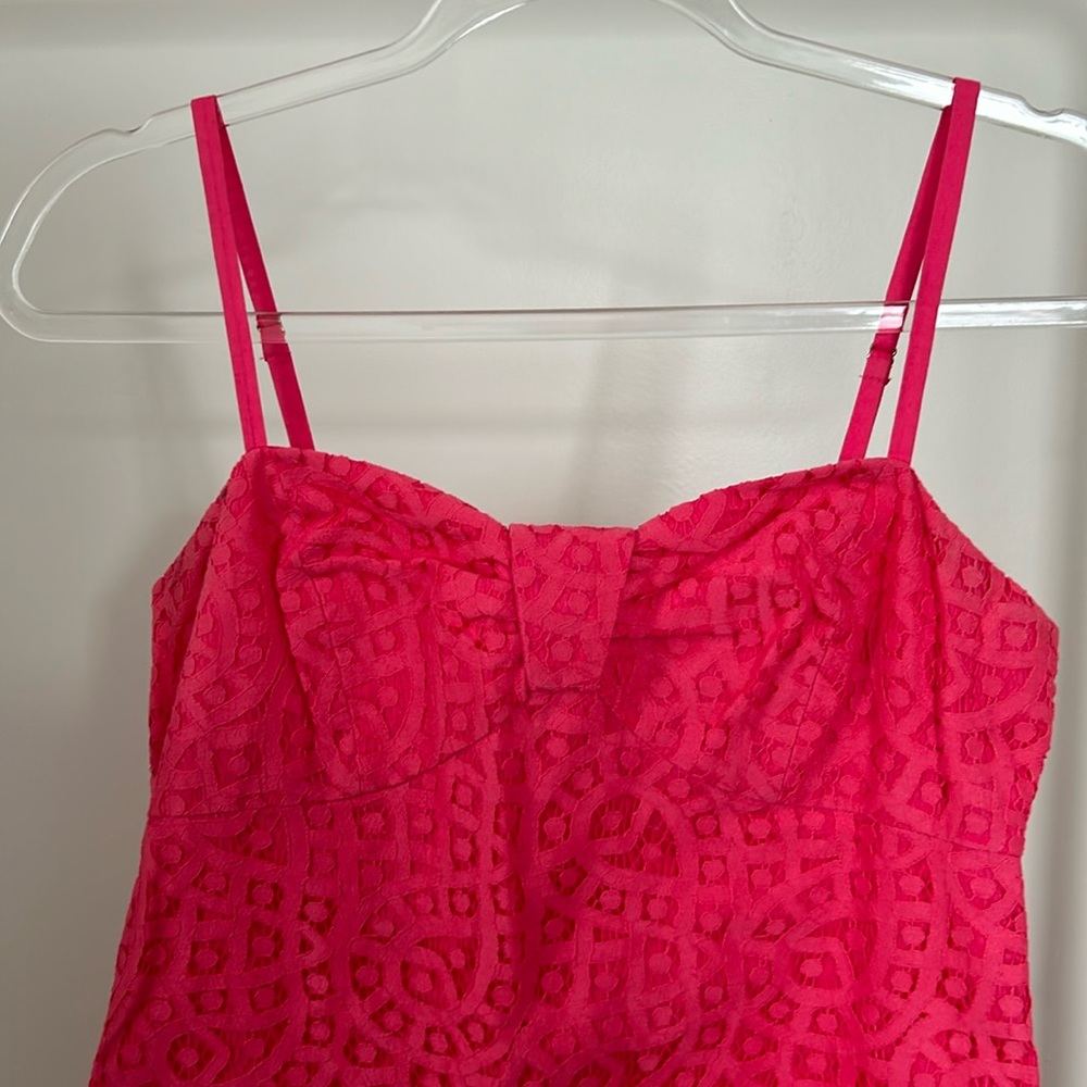 Lilly Pulitzer pink lace dress